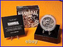 2024 Chad HANNIBAL Masters of War 2 Oz Silver Coin 10000 Francs