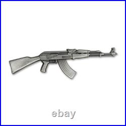 2024 Chad History's Greatest Firearms AK-47 Rifle 2 oz Silver Coin 2024 Chad History's Greatest Firearms AK-47 Rifle 2 oz Silver Coin