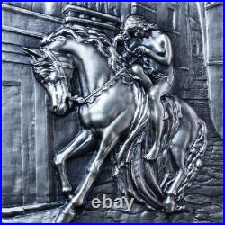 2024 Chad Lady Godiva Antiqued 2 oz Silver Coin