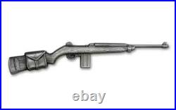 2024 Chad M1 Carbine Rifle 2 oz Silver Antiqued High Relief CoinInCapsuleWithBOX 2024 Chad M1 Carbine Rifle 2 oz Silver Antiqued High Relief CoinInCapsuleWithBOX