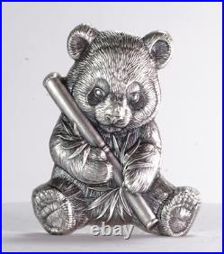 2024 Chad Panda Shaped High Releif 1 oz Silver Coin 2024 Chad Panda Shaped High Releif 1 oz Silver Coin