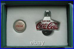 2024 Coca-Cola 2-Piece Bottle Opener Set with 6g Bottle Cap Niue $1 Silver Coin