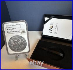 2024 Comanche Tribal Spirit 2 oz Antique Silver Coin Cameroon NGC MS70