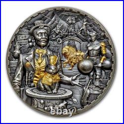 2024 Cook Islands 3 oz Silver Antique Steampunk Carnival