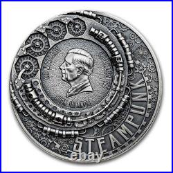2024 Cook Islands 3 oz Silver Antique Steampunk Carnival