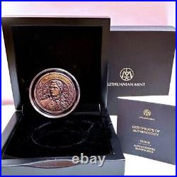 2024 Dorian Gray Niue 2 oz Silver. 999 Antique with Box and COA 104Laj