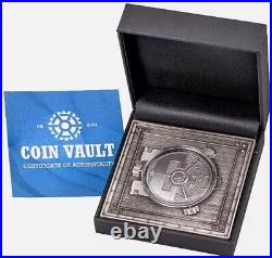 2024 Fiji 1 oz Silver Coin Vault Coin with Metal Base With COA