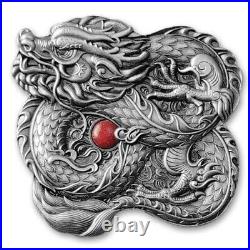 2024 Fiji Chinese Whiskered Dragon 1 oz Silver Dragons of the World NGC MS70 COA