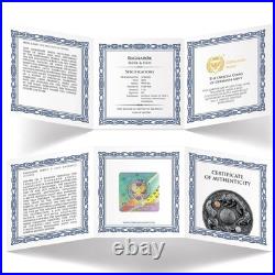 2024 Germania Ragnarök Sköll and Hati 2 oz Silver Antiqued UV Effect Coin 2024 Germania Ragnarök Sköll and Hati 2 oz Silver Antiqued UV Effect Coin