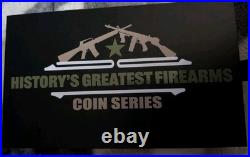 2024 History's Greatest Firearms Series M1 Carbine Rifle 2oz Antique Silver Coin