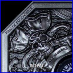 2024 Kings Of Pirates Stacker Silver Antiqued 2 oz Medal (In Capsule) Presale