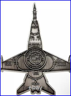2024 Liberia Jet Fighter 1oz. 999 Fine Silver Coin Antiqued 999 Made No Box COA 2024 Liberia Jet Fighter 1oz. 999 Fine Silver Coin Antiqued 999 Made No Box COA