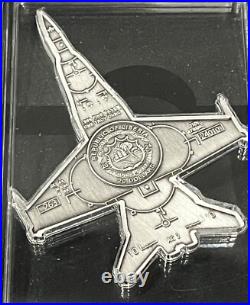 2024 Liberia Jet Fighter 1oz. 999 Fine Silver Coin Antiqued 999 Made No Box COA 2024 Liberia Jet Fighter 1oz. 999 Fine Silver Coin Antiqued 999 Made No Box COA