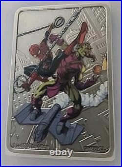 2024 New Zealand Mint Marvel Spider-Man Green Goblin 1 oz Antique Silver Coin 2024 New Zealand Mint Marvel Spider-Man Green Goblin 1 oz Antique Silver Coin