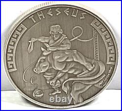 2024 Niue 1 oz Silver Antique Heroes of Greek Mythology Theseus 216/500 Box&COA