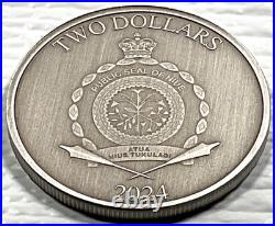 2024 Niue 1 oz Silver Antique Heroes of Greek Mythology Theseus 216/500 Box&COA