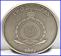 2024 Niue 1 oz Silver Antique Heroes of Greek Mythology Theseus 216/500 Box&COA
