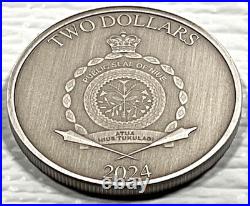 2024 Niue 1 oz Silver Antique Heroes of Greek Mythology Theseus 216/500 Box&COA