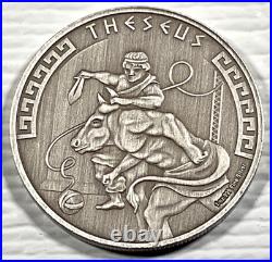 2024 Niue 1 oz Silver Antique Heroes of Greek Mythology Theseus 216/500 Box&COA