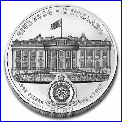 2024 Niue 1 oz Silver UHR Antique White House