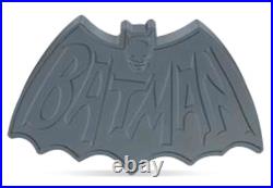 2024 Niue $2 DC Comics 1966 Batman Logo First Release NGC MS70 Antiqued COA OGP