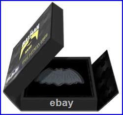2024 Niue $2 DC Comics 1966 Batman Logo First Release NGC MS70 Antiqued COA OGP