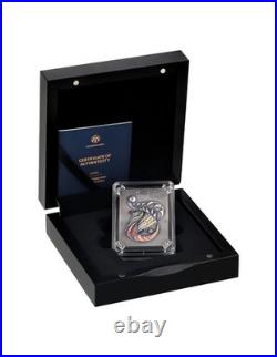 2024 Niue 2 oz Colored Antique Silver Coin Pastel Circus Becoming OGP