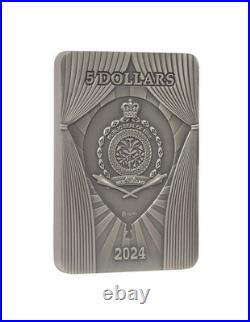 2024 Niue 2 oz Colored Antique Silver Coin Pastel Circus Becoming OGP