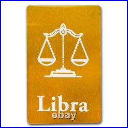 2024 Niue 5 oz Silver Antique Zodiac Libra (with Box and COA) 2024 Niue 5 oz Silver Antique Zodiac Libra (with Box and COA)