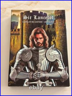 2024 Niue Camelot Sir Lancelot 1 oz Silver Antique Colorized Coin
