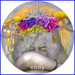 2024 Niue Dark Beauties Fauna 50g Silver Coin Antiqued with Mintage of 300