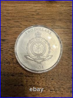 2024 Niue Dark Beauties Fauna 50g Silver Coin Antiqued with Mintage of 300