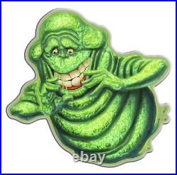 2024 Niue Ghostbusters Slimer 2 oz Silver Colorized Shaped Coin Mintage of 750