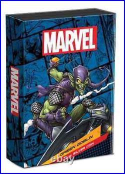 2024 Niue Marvel Spiderman Villains Green Goblin 1oz Silver Coin Mintage of 2000