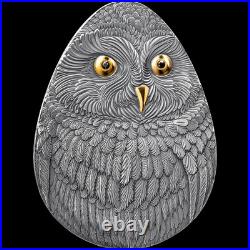 2024 Niue Marvelous Owls Short-eared Owl 1 oz Silver Antiqued Gilded Coin 2024 Niue Marvelous Owls Short-eared Owl 1 oz Silver Antiqued Gilded Coin