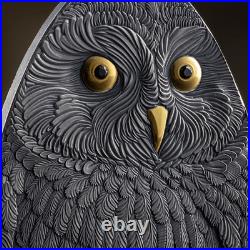 2024 Niue Marvelous Owls Short-eared Owl 1 oz Silver Antiqued Gilded Coin 2024 Niue Marvelous Owls Short-eared Owl 1 oz Silver Antiqued Gilded Coin
