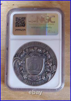 2024 Niue Vikings 2 oz Silver Antiqued Gilded High Relief-NGC MS70 Antiqued 2024 Niue Vikings 2 oz Silver Antiqued Gilded High Relief-NGC MS70 Antiqued