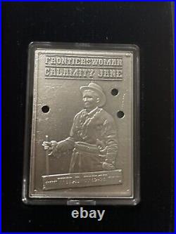 2024 Niue Wild West Calamity Jane 1oz Silver Antiqued Coin #54 of #1999