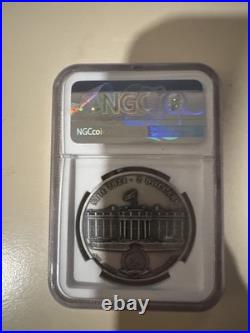 2024 Niue the White House NGC MS70 ANTIQUED 1OZ SILVER COIN 999 Mintage