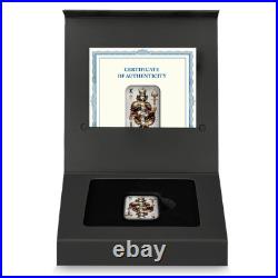 2024 Poker Cards King of Spades 2 oz Silver Antiqued Premium Cast Bar 2024 Poker Cards King of Spades 2 oz Silver Antiqued Premium Cast Bar