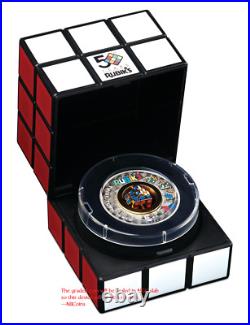 2024 Rubik's Cube 50th Anniversary 2oz Silver Antiqued $2 Coin NGC MS 70 FR