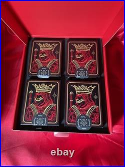 2024 Samoa #6 KING Cards Colored Antique. 999 Silver 4 Coin BOX SET #6 of #200