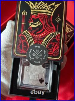 2024 Samoa #6 KING Cards Colored Antique. 999 Silver 4 Coin BOX SET #6 of #200