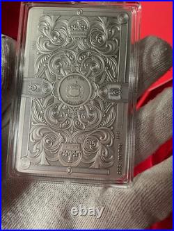 2024 Samoa #6 KING Cards Colored Antique. 999 Silver 4 Coin BOX SET #6 of #200