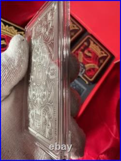 2024 Samoa #6 KING Cards Colored Antique. 999 Silver 4 Coin BOX SET #6 of #200