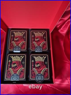 2024 Samoa #6 KING Cards Colored Antique. 999 Silver 4 Coin BOX SET #6 of #200