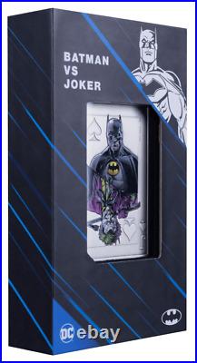 2024 Samoa DC Batman vs Joker 2 oz Silver Antiqued Colorized Incused Coin