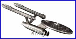 2024 Samoa Star Trek USS Enterprise Shaped 3 oz 999 Antique Finish Silver Coin 2024 Samoa Star Trek USS Enterprise Shaped 3 oz 999 Antique Finish Silver Coin