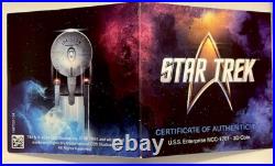 2024 Samoa Star Trek USS Enterprise Shaped 3 oz 999 Antique Finish Silver Coin 2024 Samoa Star Trek USS Enterprise Shaped 3 oz 999 Antique Finish Silver Coin
