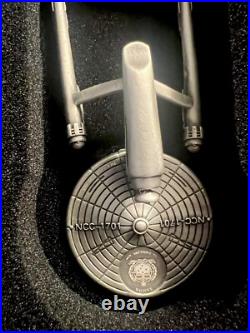 2024 Samoa Star Trek USS Enterprise Shaped 3 oz 999 Antique Finish Silver Coin 2024 Samoa Star Trek USS Enterprise Shaped 3 oz 999 Antique Finish Silver Coin